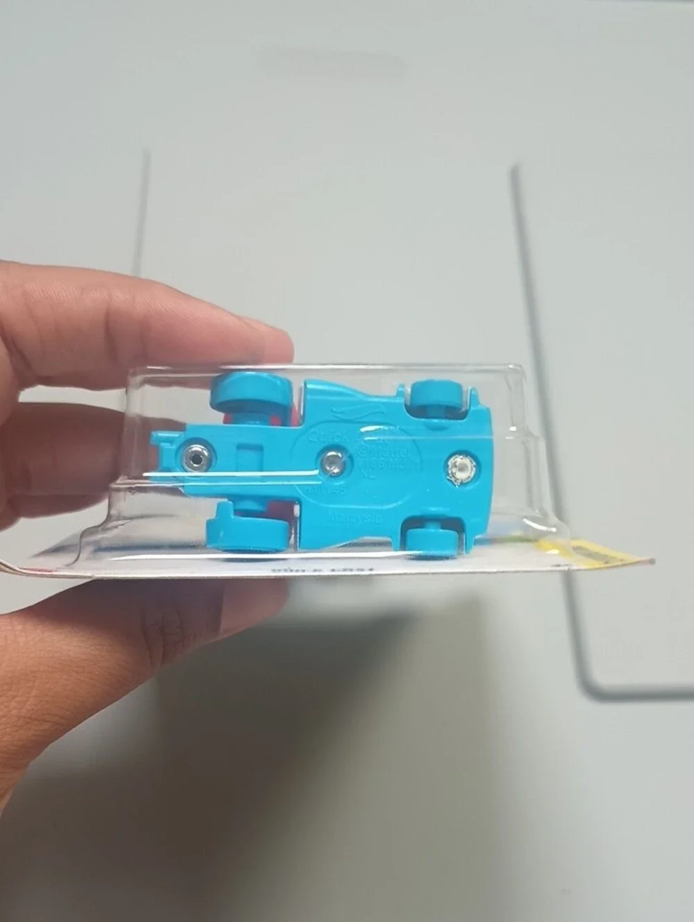 Hot Wheels Quick Chat Toy Car - White and Blue